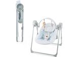 Babywippe KINDERKRAFT "Swingee", Baby, grau, Babywippen Babywippe, mit Soundeffekt