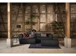 Ecksofa W.SCHILLIG "around-the-block, modern und elegant, bequem, L-Form", schwarz (schwarz z59), B:300cm H:66cm T:164cm, Longlife Xtra-Leder Z59: Glattleder mit modischer Prägung. Hautstärke 0, 9 - 1, 1 mm, Sofas, Ecksofa, mit eleganter Biese, mit Federkern
