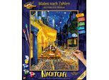 Malen nach Zahlen SCHIPPER "Das Nachtcafé nach Vincent van Gogh (1853 - 1890)", bunt, Malvorlagen, KinderB:40cm H:50cm, Karton, Malen nach Zahlen, Meisterklasse Premium, B:40cm H:50cm