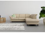 Ecksofa SIT & MORE "Maggiore L-Form", beige, B:261cm T:224cm, 100% Polyester, Sofas, Ecksofa, wahlweise mit Kopfteilverstellung, Bettfunktion und Stauraum