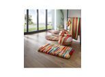 Badematte HAGEMANN Gr. 3, rot, halbrund (50cm x 80cm ), 1 Stk., Badematten, Badematte