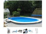 Ovalpool MY POOL BWT "PREMIUM mit blauer Innenfolie", weiß, B:360cm H:120cm L:623cm, Schwimmbecken, Ovalpool, Höhe 120 cm, in verschiedenen Größen
