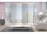 Schiebegardine VISION S "6ER SET SEMORA" Gr. 1, grau, B:60cm H:260cm, Polyester, Gardinen, Schiebegardine, HxB: 260x60, Schiebevorhang 6er Set Digitaldruck