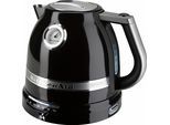 KITCHENAID Wasserkocher "5KEK1522EOB ONYX BLACK", schwarz (onyx schwarz), B:26,3cm H:21,8cm T:21cm, Wasserkocher, onyx schwarz, Wasserkocher