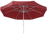 Marktschirm SCHNEIDER SCHIRME "Jumbo", rot (bordeaux), Obermaterial: 100% Polyester, Standschirme, Marktschirm, ØxH: 300x275 cm, Aluminium/Polyester