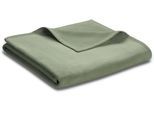 Wohndecke BIEDERLACK "Unicolour", grün, B:150cm L:200cm, Baumwolle, Polyacryl, Polyester, Wohndecken, Wohndecke, in vielen Farben