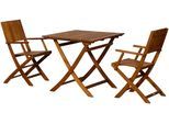 Balkonset SIENA GARDEN "Falun SET", beige (natur), Sitzmöbel-Sets, Balkonset