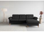Ecksofa SIT & MORE "Göteborg", grau (anthrazit), B:268cm H:90cm T:176cm, Sofas, Ecksofa, Sitztiefenverstellung und Federkern, wahlweise mit Bettfunktion