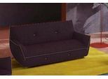 2,5-Sitzer EGOITALIANO "Yuki, extravagantes Design und höchster Sitzkomfort, tolle Details", rot (rubino, grau), B:200cm H:85cm T:90cm, Microfaser BOUNCE (80% Polyamid, 20% Elastan), Sofas, 2 5-Sitzer, Solitärmöbel, mit bioelasatische MIcrofaser BOUNCE bezogen