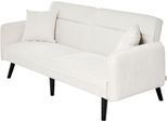 Schlafsofa JAHNKE "CHILLAX LINE", weiß (sanftes weiß), B:191cm H:83cm T:84cm, Sofas, Schlafsofa, mit Relax-und Schlaffunktion, inkl. Kissen, Breite 191 cm