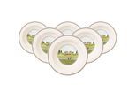 Schale VILLEROY & BOCH "Salatschalen Begegnung Design Naif ø 20 cm 6er Set bunt", bunt, Schüsseln, Schale