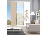 Schiebegardine VISION S "BERTO 3er SET" Gr. 1, beige (sand), B:60cm H:260cm, Polyester, Gardinen, Schiebegardine, Schiebevorhang Digidruck 3er Set BERTO