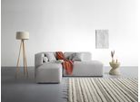 Ecksofa HOME AFFAIRE "Sundstrup L-Form", grau (hellgrau), B:233cm H:76,5cm T:93cm, 93% Polyester, 6% Acryl, 1% Baumwolle, Sofas, Ecksofa, Modulserie, individuelle Zusammenstellung