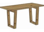 Schreibtisch MÄUSBACHER "Frame", braun (asteiche), B:160cm H:77cm T:70cm, Tische, Schreibtisch