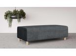 Polsterhocker OTTO HOME "Suyala", grau (anthrazit), B:153cm H:46cm T:66cm, 100% Polyester, Hocker, Polsterhocker