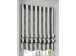 Raffrollo HEINE HOME Gr. 4, schwarz-weiß (schwarz, weiß), B:100cm H:140cm, Raffrollos, Raffrollo