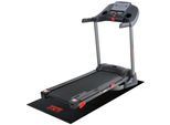 Laufband "Speed Master 1.8 M (mit/ohne Unterlegmatte)" Gr. 2, silber (aluminiumfarben, silberfarben), MOTIVE FITNESS BY U.N.O., Laufbänder, mit Unterlegmatte, Laufband, bis max. 18 km/h, klappbar, mit Steigung, 120 kg max. Benutzergewicht, B:68cm H:125cm L:150cm