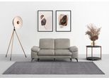 2-Sitzer SIT & MORE "Cabana", grau (steel), B:191cm H:84cm T:123cm, 95% Polyester, 5% Polyamid, Sofas, 2-Sitzer, Breite 191 cm, wahlweise mit Sitztiefen- und Kopfteilfunktion