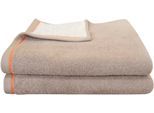 Handtuch Set DYCKHOFF "Katze", beige (greige), B:50cm L:100cm, Frottier, Frottier, Handtücher, Handtuch Set