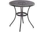 Gartentisch MERXX "Rhodos", grau (graphit), B:70cm H:75cm T:70cm, Tische, Gartentisch