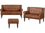 Küchensofa HOME AFFAIRE "Moro", braun (mittelbraun), B:174cm H:99cm T:73cm, Microfaser in Antiklederoptik (100% Polyester), Sofas, Küchensofa, in verschiedenen Stoffe und Farben