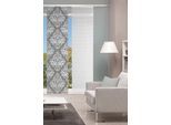 Schiebegardine VISION S "ORNAMI" Gr. 1, grau, B:60cm H:260cm, Polyester, Gardinen, Schiebegardine, HxB: 260x60, Schiebevorhang Bambus-Optik Digitaldruck