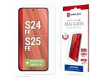 DISPLEX Displayschutzglas "Real Glass Screen Protector", transparent, B:9cm H:1,2cm T:20mm, Displayfolien, Displayschutzfolie, Schutzfolie, Bildschirmschutz, kratz- & stoßfest, Displayschutzglas