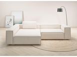 Ecksofa HOME AFFAIRE "Watertown, moderne XXL L-Form, 306 cm breit", beige (nature), B:306cm H:68cm T:191cm, 100% Polyester, Sofas, Ecksofa, Komfortabel mit tiefer Sitzfläche – ideal für große Wohnräume