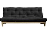 Schlafsofa KARUP DESIGN "Fresh", grau (dunkelgrau), Gestell natur, Sofas, Schlafsofa, inkl. Futonmatratze