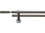 Gardinenstange INDEKO "Pretoria", silber (edelstahlfarben), L:440cm, Eisen, Gardinenstangen, Gardinenstange