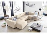 Wohnlandschaft "Bulky U-Form", beige, B:324cm H:70cm T:195cm, ATLANTIC HOME COLLECTION, Sofas, Wohnlandschaft, in U-Form und XXL Sitzfläche, modular aufgebaut