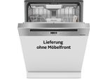 MIELE teilintegrierbarer Geschirrspüler "G 5817 SCi XXL Active Plus", Energieeffizienz: A, silber (edelstahl cleansteel), B:59,8cm H:84,5cm T:57cm, Geschirrspüler, teilintegrierbarer Geschirrspüler