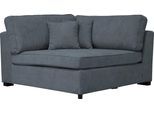 Sofa HOME AFFAIRE "Skara XXL", blau (graublau), B:130cm H:86cm T:130cm, 100% Polyester, Sofas, Sofa, Eckelement zur individuellen Polstergarnitur-Gestaltung