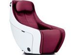 Massagesessel SYNCA, rot (bordeaux), Sessel, Damen, Kunstleder, LED-Beleuchtung,Lederoptik,mit Kissen,mit Massagefunktion, Massagefunktion, B/H/T: 56cm x 66cm x 117cm, Massagesessel, B:56cm H:66cm T:117cm