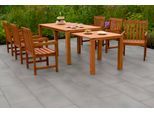 Garten-Essgruppe MERXX "Santos", beige (natur), Massivholz, Sitzmöbel-Sets, Garten-Essgruppe