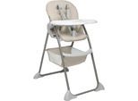 Hochstuhl HAUCK "Sit N Fol", Kinder, Gr. B/H/T: 57cm x 112cm x 82cm, beige, Kunststoff, Polyester, Stahl, Stühle Hochstuhl