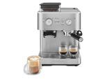 KITCHENAID Espressomaschine "5KES6551EBK", edelstahl (sus304), B:33,5cm H:39,5cm T:28,11cm, Kaffeemaschinen, Siebträger mit Mühle, Espressomaschine