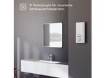 Komfort-Durchlauferhitzer STIEBEL ELTRON "DHB-E 18 kW LCD 25", weiß, B:22,5cm H:46,6cm T:11,6cm, Durchlauferhitzer, Komfort-Durchlauferhitzer, 3i Technologie für konstante Warmwassertemperatur,LC-Display