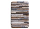 Badematte HAGEMANN Gr. 3, beige, halbrund (50cm x 80cm ), 1 Stk., Badematten, Badematte