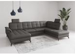 Wohnlandschaft SIT & MORE "Zora", mocca, T:212cm, Sofas, Wohnlandschaft