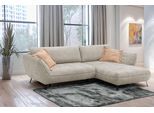 Ecksofa EXXPO - SOFA FASHION "Samoa, bequem&modern, mit Easy-Lift-Bettfunktion, Breite 282cm, L-Form", grau (beige), B:282cm H:88cm T:187cm, Sofas, Ecksofa, Polsterecke inkl. Bettfunktion & Bettkasten. Komfortsitzhöhe 47cm