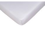 Spannbettlaken CASATEX "Jerry", weiß, 1 Stk., Jersey, 180-200x190-200 30cm, Jersey, Obermaterial: 100% Baumwolle, Bettlaken, Spannbettlaken, komfortables Überziehen durch hohe Elastizität