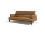 2,5-Sitzer EGOITALIANO "FUNNY, hochwertiges und aktuelles Design, bequeme Rückenlehne", beige (kamel), B:210cm H:90cm T:95cm, Sofas, 2 5-Sitzer, toller Sitzkomfort
