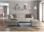 Ecksofa SIT & MORE "Freetown L-Form", weiß (altweiß), B:252cm H:84cm T:216cm, Sofas, Ecksofa, inklusive Kopfteilverstellung und komfortablem Federkern