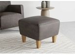 Polsterhocker SIT & MORE "Bosse", braun, B:56cm H:46cm, Hocker, Polsterhocker