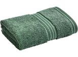 Waschlappen CHRISTY "SUPREME", grün (spruce), B:33cm L:33cm, Walkfrottier, Waschlappen, Waschlappen, Premium-Waschlappen in Luxusqualität, 650g/m², 33x33cm, 6er Set