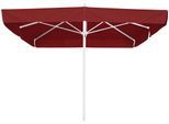 Marktschirm SCHNEIDER SCHIRME "Quadro", rot (bordeaux), Obermaterial: 100% Polyester, Standschirme, Marktschirm, BxL: 300x300 cm, Aluminium/Polyester