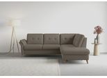 Ecksofa SIT & MORE "Göteborg", braun (savannah), B:250cm H:90cm T:226cm, Sofas, Ecksofa, inkl. Sitztiefenverstellung, wahlweise mit Bettfunktion & Bettkasten