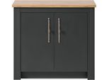 Unterschrank OTTO HOME "KS-Westminster", grau (grau dunkel), B:100cm H:92cm T:60cm, Schränke, Unterschrank, im romantischen Landhausstil, Breite 100 cm, exclusiv by Otto
