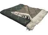 Wohndecke ADAM "Indian Cortezada", braun (schlamm), B:145cm L:190cm, Baumwolle, Wohndecken, Wohndecke, mit tollem Muster, Kuscheldecke
